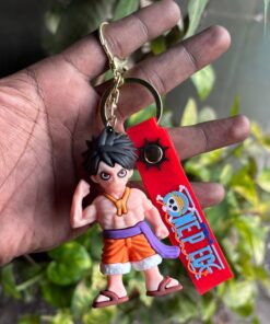 Monkey D. Luffy Rubber Keychain