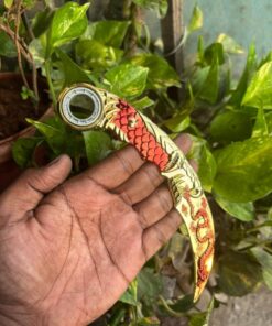 Crimson Dragon Spin Karambit Fidget Toy