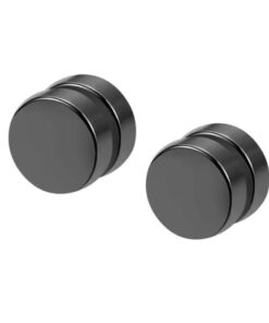 Black Magnetic Earrings (8mm)